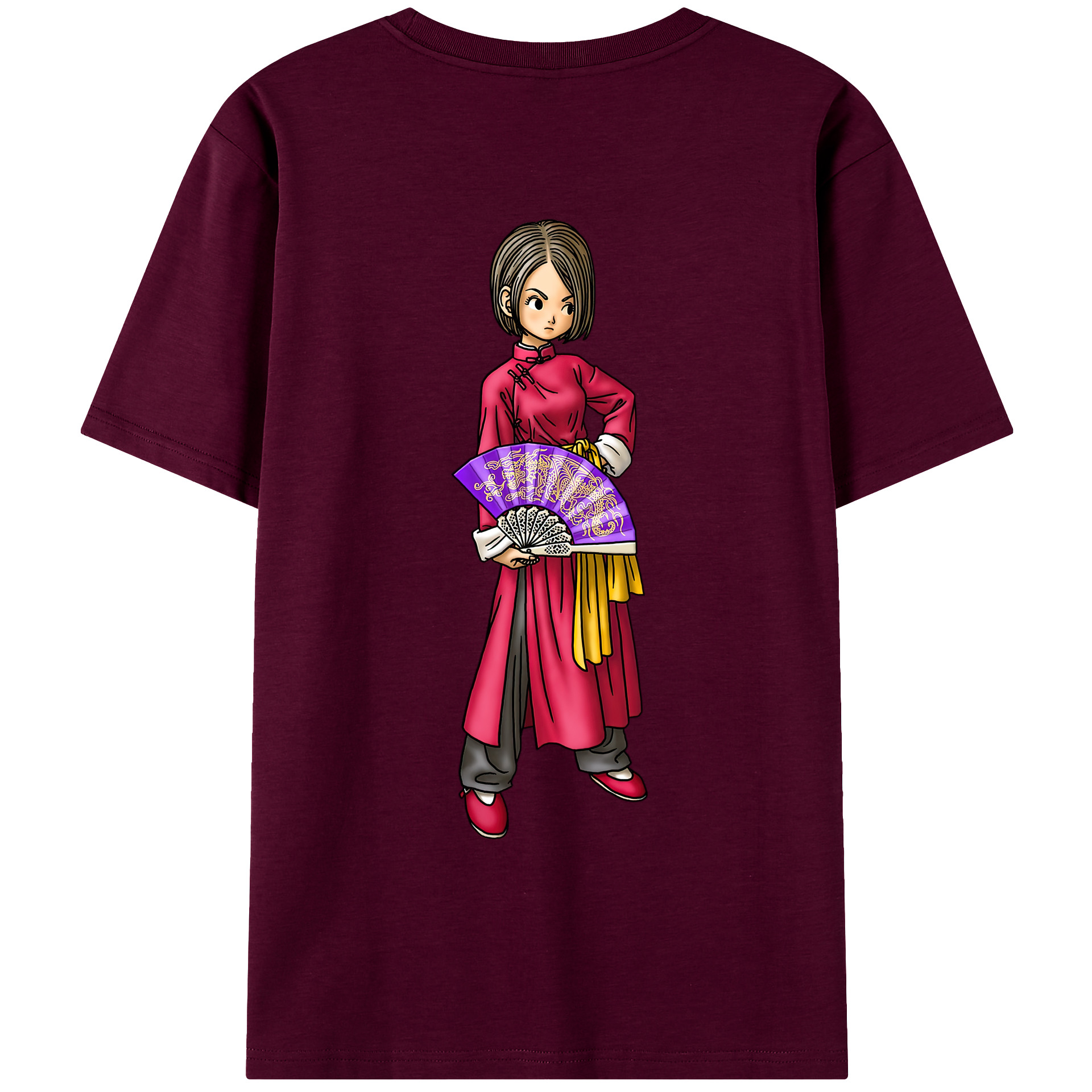 （画像用） ドラゴンクエスト Doragon Kuesuto Dragon Quest レディース半袖Tシャツ(バックプリント)